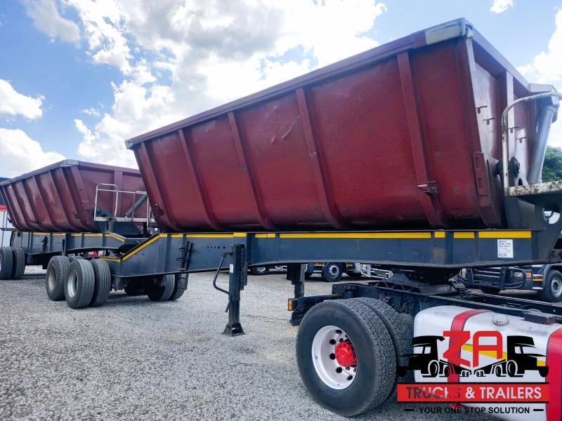 2007 TOP TRAILER 40 CUBE SIDE TIPPER