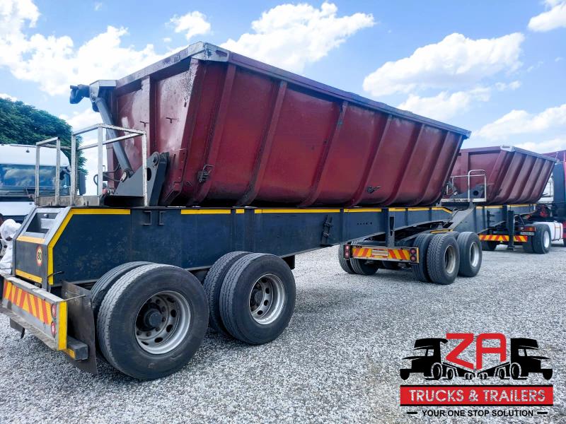 2007 TOP TRAILER 40 CUBE SIDE TIPPER