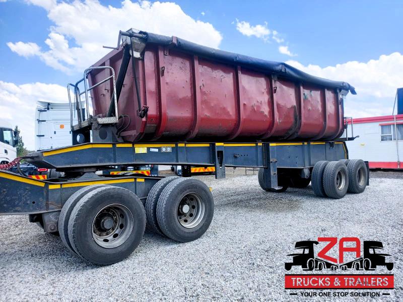 2007 TOP TRAILER 40 CUBE SIDE TIPPER