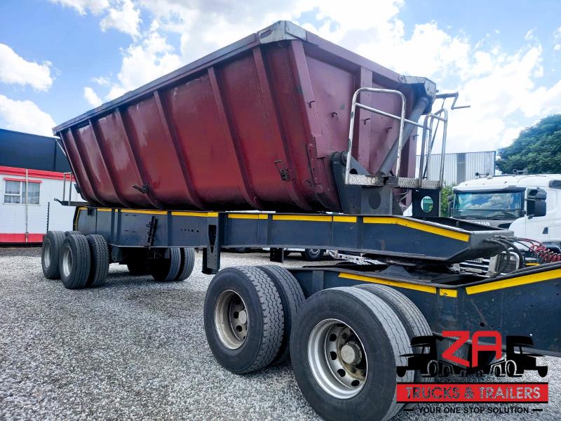 2007 TOP TRAILER 40 CUBE SIDE TIPPER