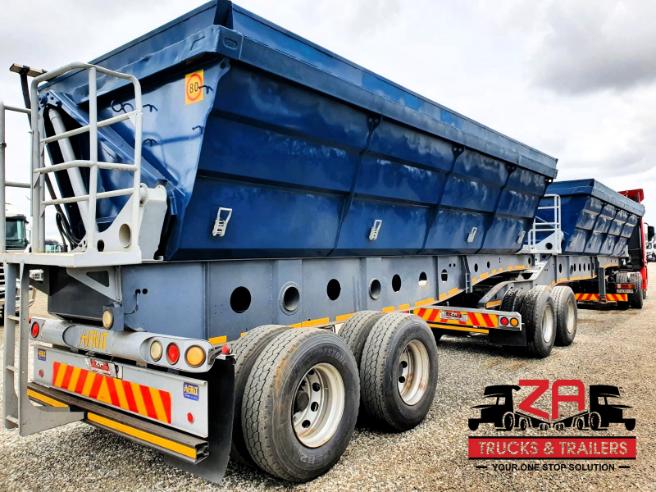 2017 AFRIT 45 CUBE SIDE TIPPER TRAILER