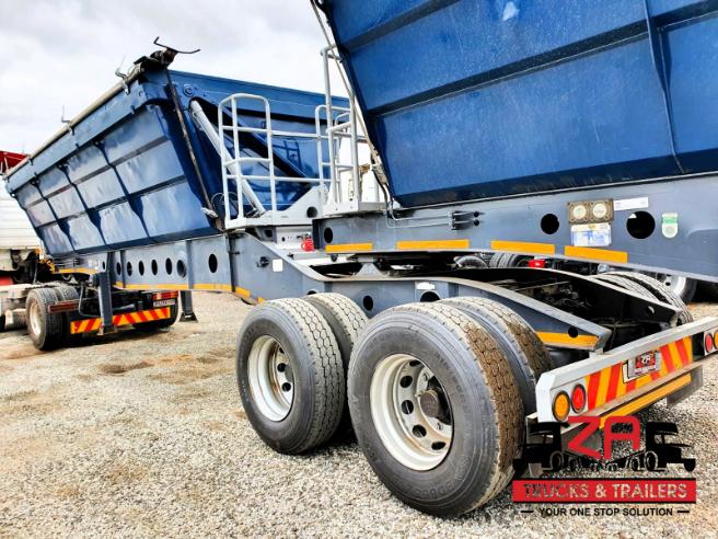 2017 AFRIT 45 CUBE SIDE TIPPER TRAILER