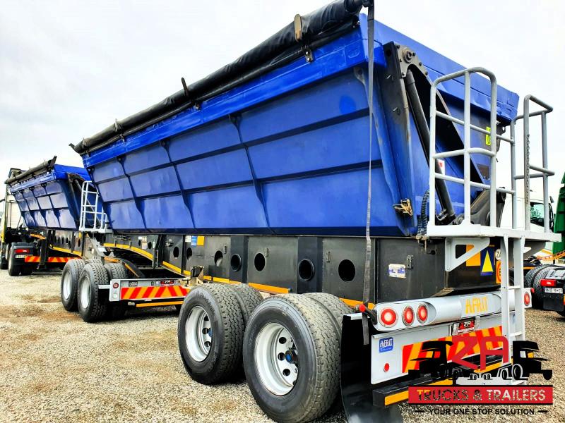 2017 AFRIT 45 CUBE SIDE TIPPER TRAILER