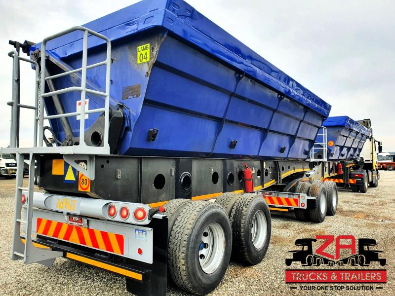 2017 AFRIT 45 CUBE SIDE TIPPER TRAILER