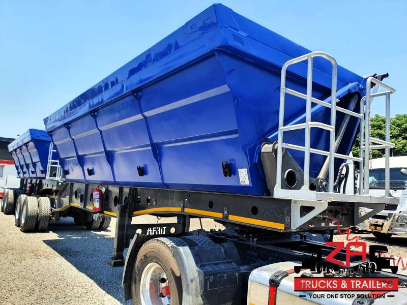 2017 AFRIT 45 CUBE SIDE TIPPER TRAILER