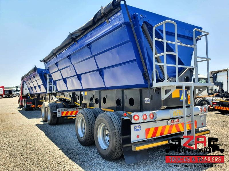 2017 AFRIT 45 CUBE SIDE TIPPER TRAILER