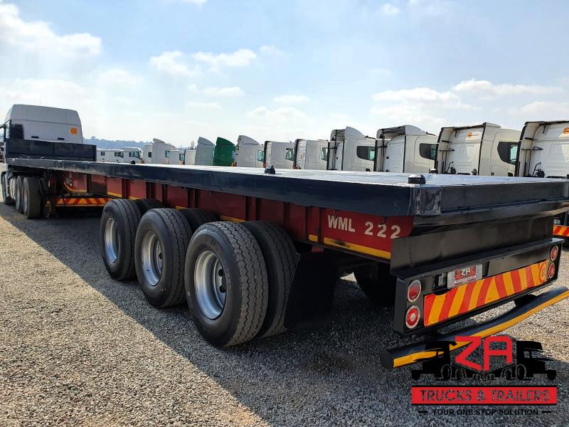 2008 SA TRUCK BODIES TRI-AXLE FLAT DECK TRAILER