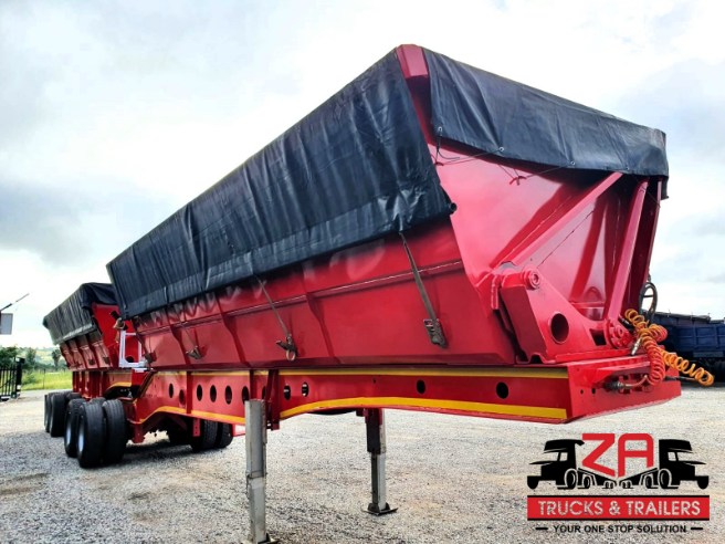 2014 AFRIT 45 CUBE SIDE TIPPER TRAILER