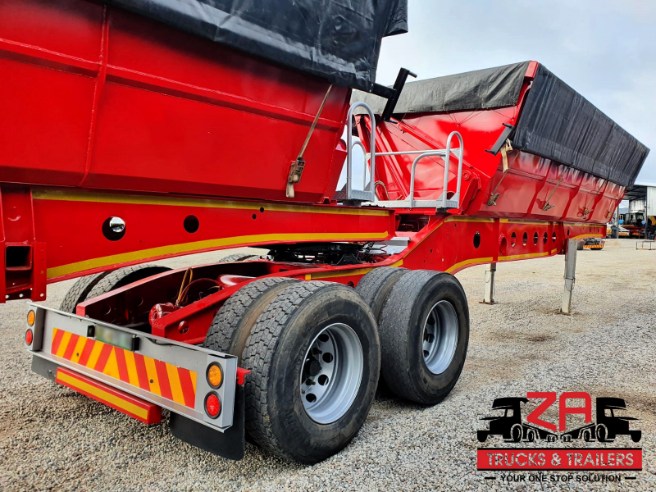 2014 AFRIT 45 CUBE SIDE TIPPER TRAILER