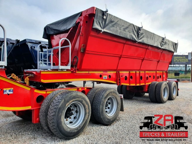 2014 AFRIT 45 CUBE SIDE TIPPER TRAILER