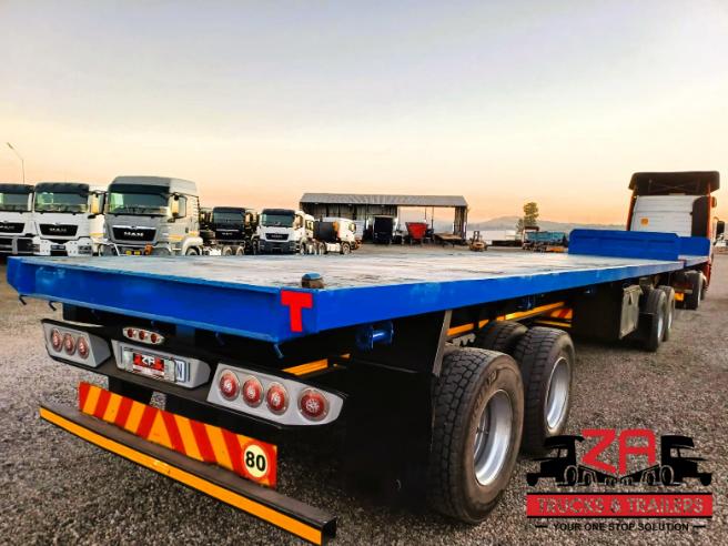 2008 TOP TRAILER + AFRIT FLAT DECK SUPERLINK TRAILER