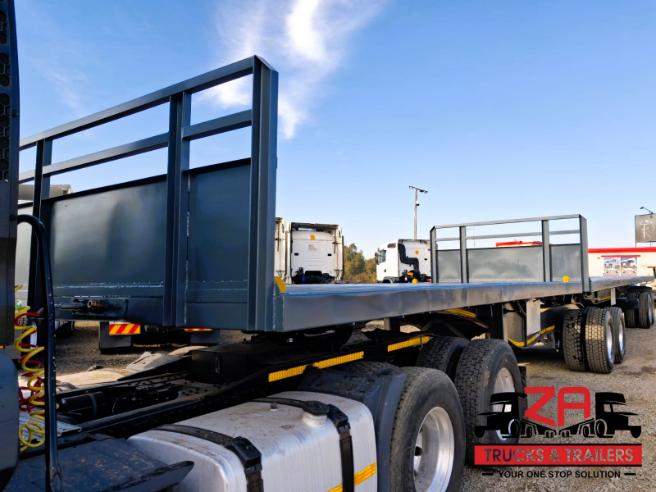 2019 HENRED FRUEHAUF SUPERLINK FLAT DECK TRAILER