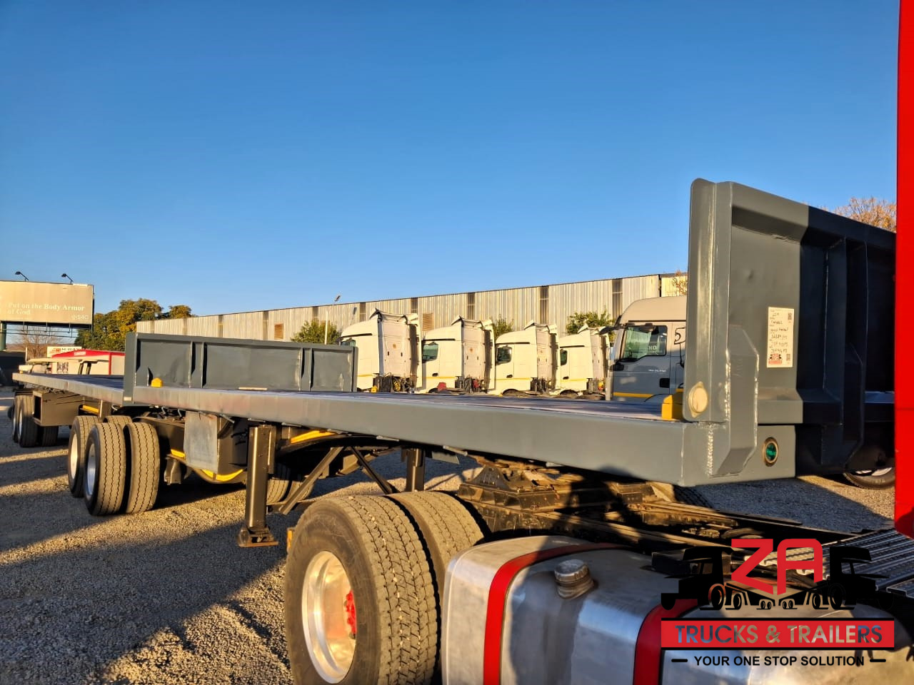 2019 HENRED FRUEHAUF SUPERLINK FLAT DECK TRAILER