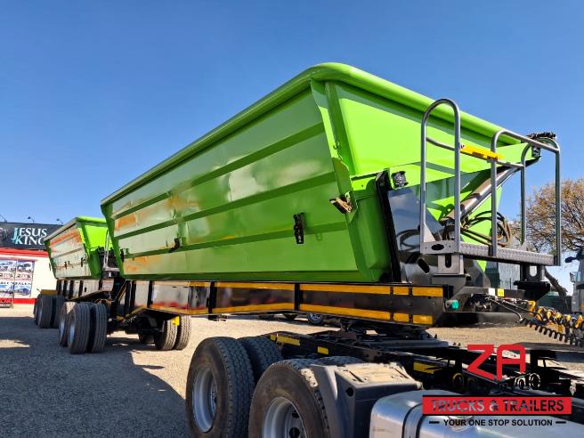 2022 LEADER 45 CUBE SIDE TIPPER TRAILERS
