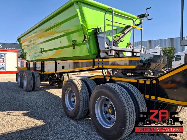 2022 LEADER 45 CUBE SIDE TIPPER TRAILERS