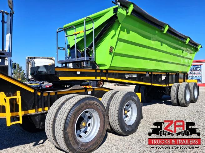 2022 LEADER 45 CUBE SIDE TIPPER TRAILERS