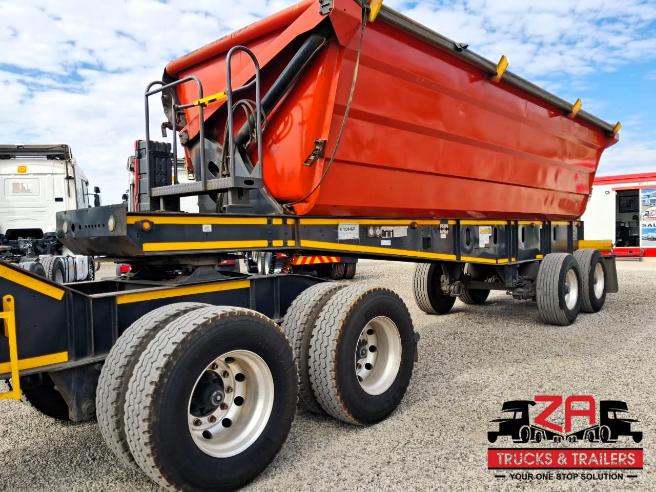 2022 LEADER 45 CUBE SIDE TIPPER TRAILERS