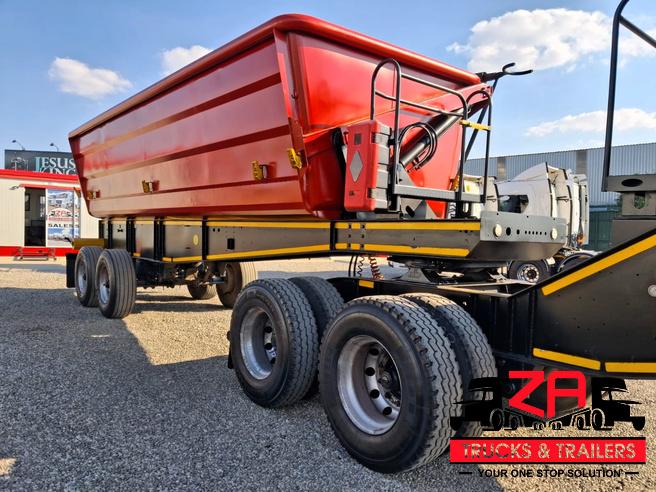 2022 LEADER 45 CUBE SIDE TIPPER TRAILERS