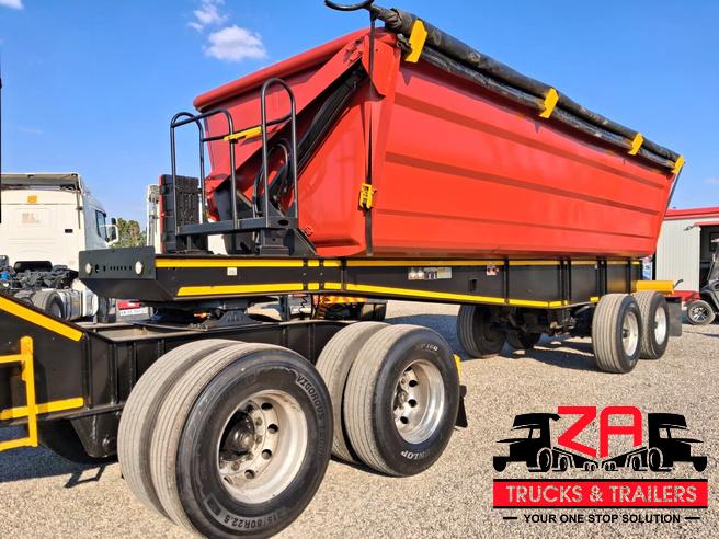 2022 LEADER 45 CUBE SIDE TIPPER TRAILERS