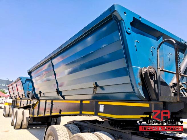 2010 TOP TRAILER 40 CUBE SIDE TIPPER