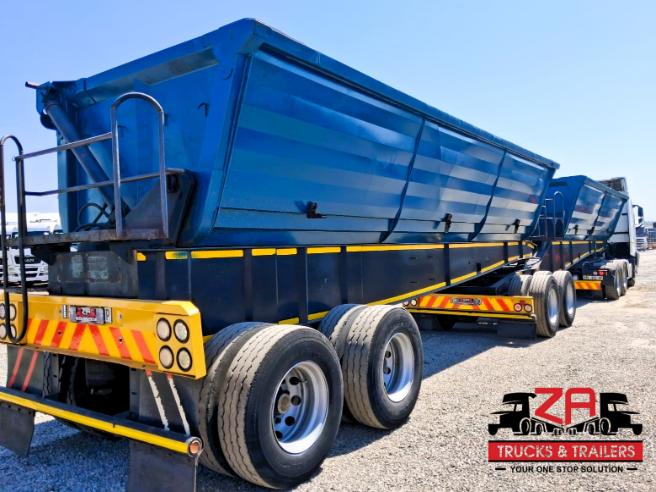 2010 TOP TRAILER 40 CUBE SIDE TIPPER