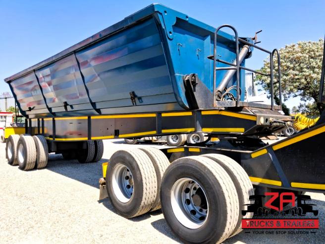 2010 TOP TRAILER 40 CUBE SIDE TIPPER