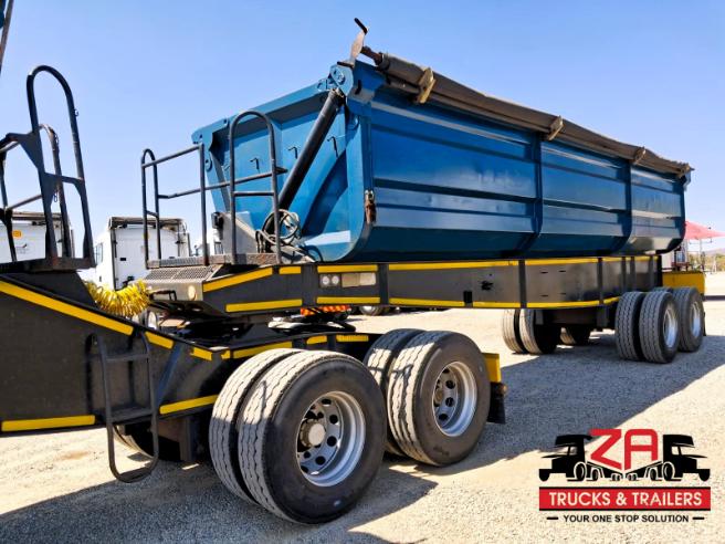 2010 TOP TRAILER 40 CUBE SIDE TIPPER