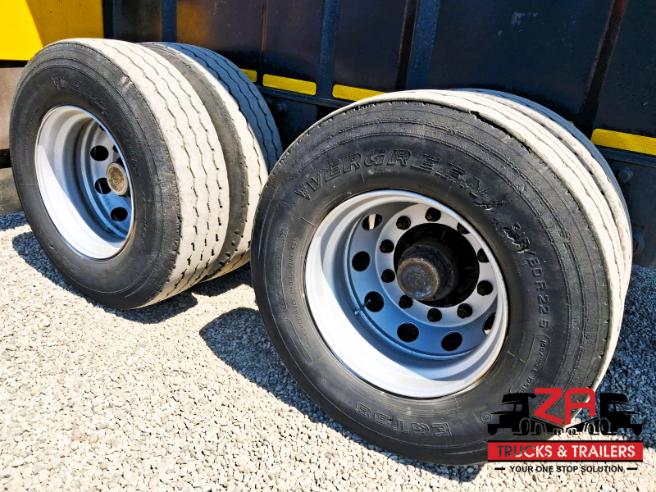 2010 TOP TRAILER 40 CUBE SIDE TIPPER