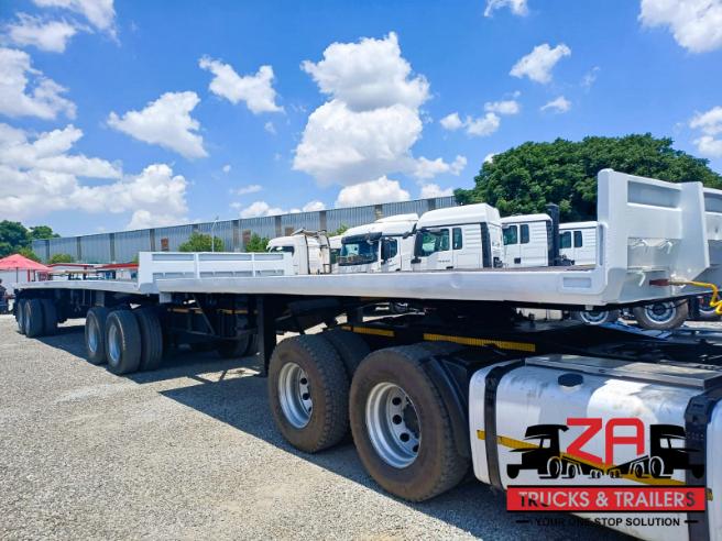 2003 HENRED FRUEHAUF SUPERLINK FLAT DECK TRAILER #754