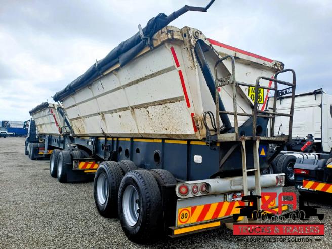 2015 AFRIT 40 CUBE SIDE TIPPER TRAILER