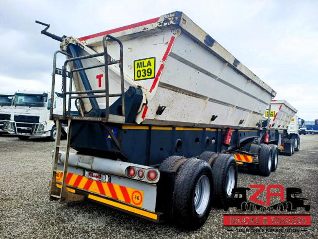 2015 AFRIT 40 CUBE SIDE TIPPER TRAILER