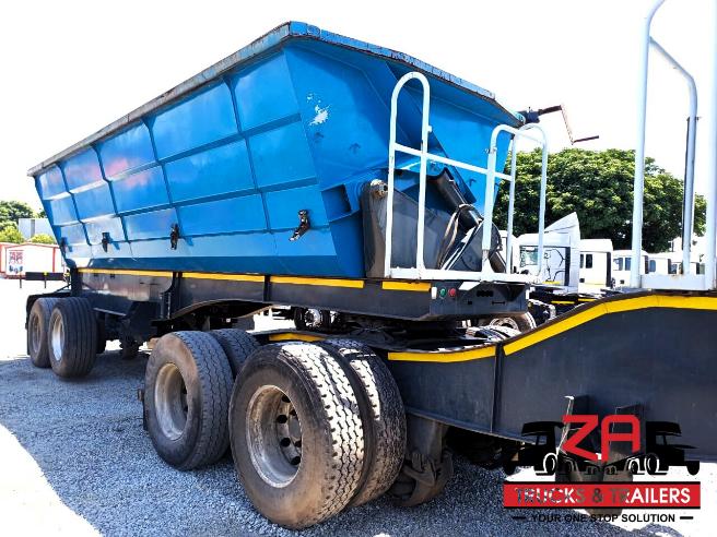 2018 SA TRUCK BODIES 40 CUBE SIDE TIPPER TRAILER