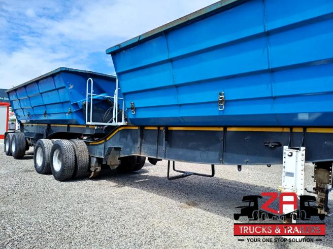 2018 SA TRUCK BODIES 40 CUBE SIDE TIPPER TRAILER