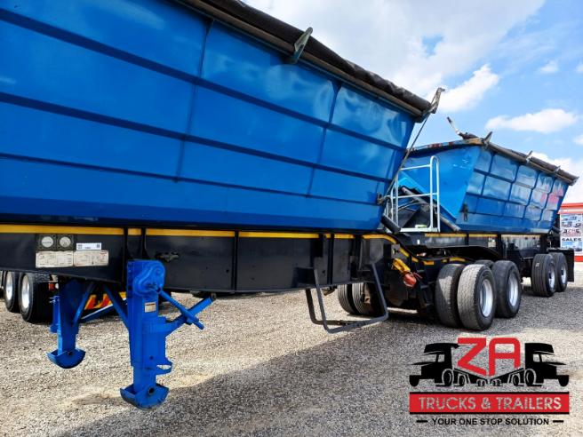 2018 SA TRUCK BODIES 40 CUBE SIDE TIPPER TRAILER