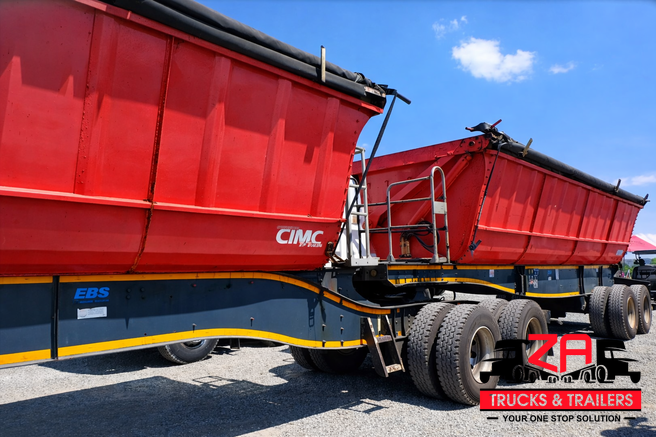 2021 CIMC 40 CUBE SIDE TIPPER TRAILER