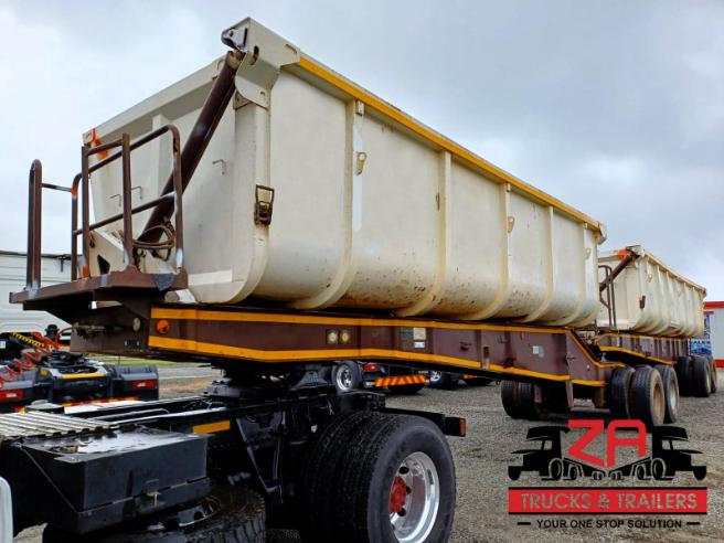 2007 TOP TRAILER 40 CUBE SIDE TIPPER