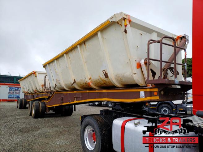 2007 TOP TRAILER 40 CUBE SIDE TIPPER