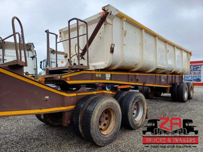2007 TOP TRAILER 40 CUBE SIDE TIPPER