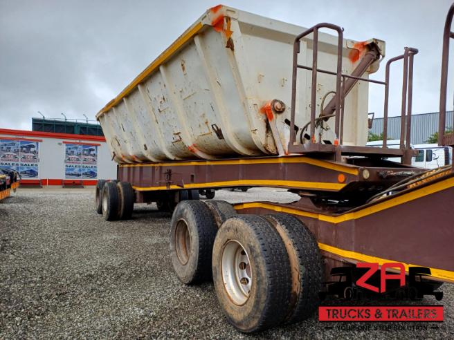 2007 TOP TRAILER 40 CUBE SIDE TIPPER
