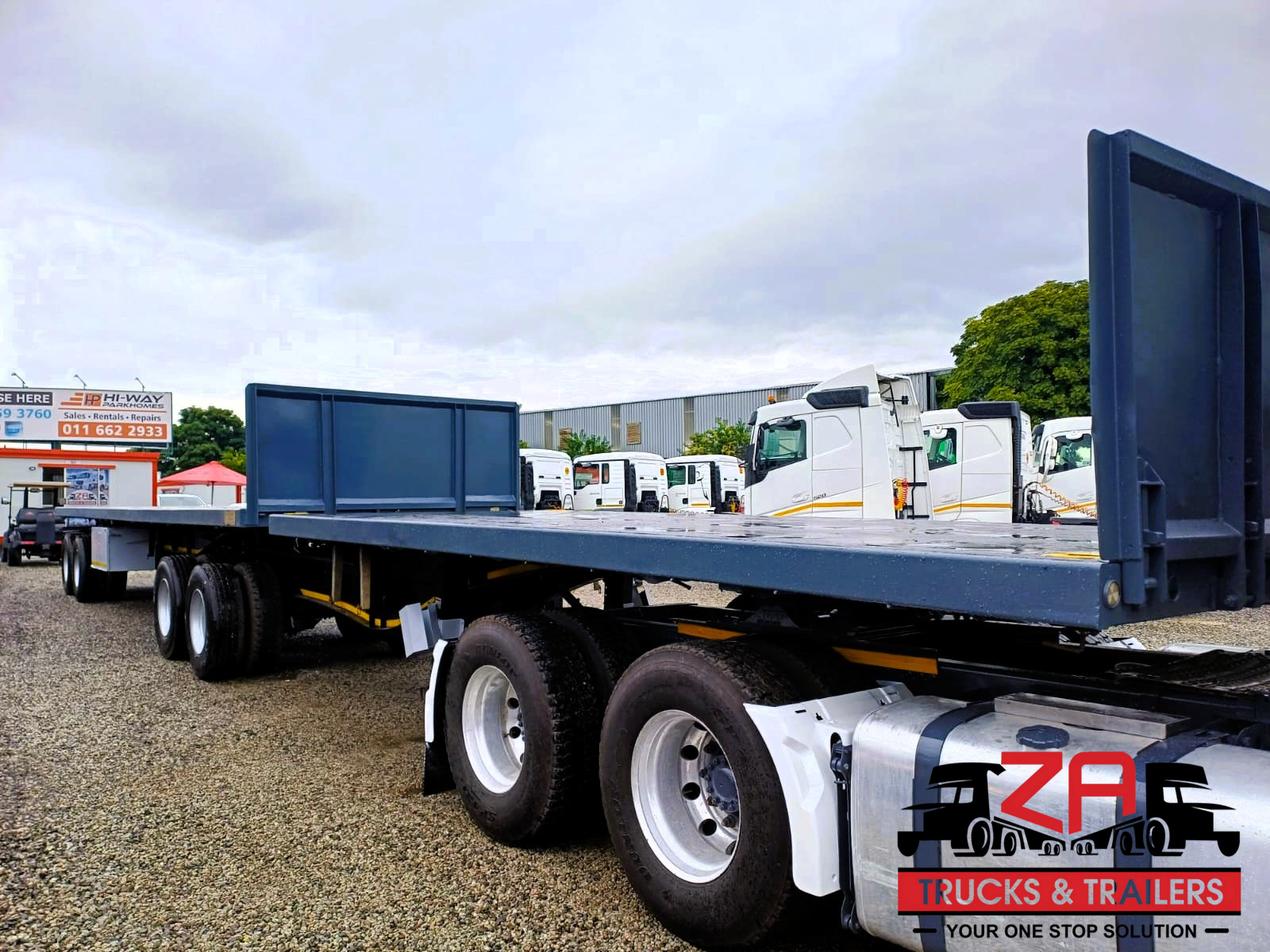 2018 HENRED FRUEHAUF SUPERLINK FLAT DECK TRAILER