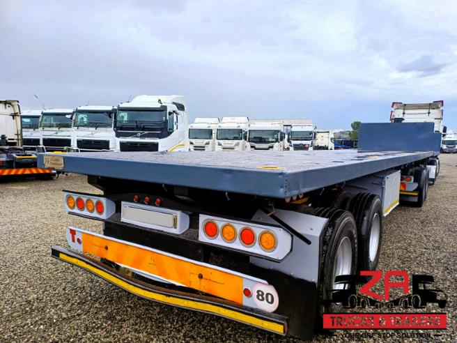 2018 HENRED FRUEHAUF SUPERLINK FLAT DECK TRAILER