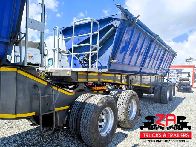 2014 TOP TRAILER 40 CUBE SIDE TIPPER