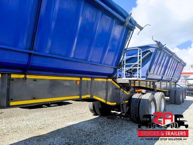 2014 TOP TRAILER 40 CUBE SIDE TIPPER