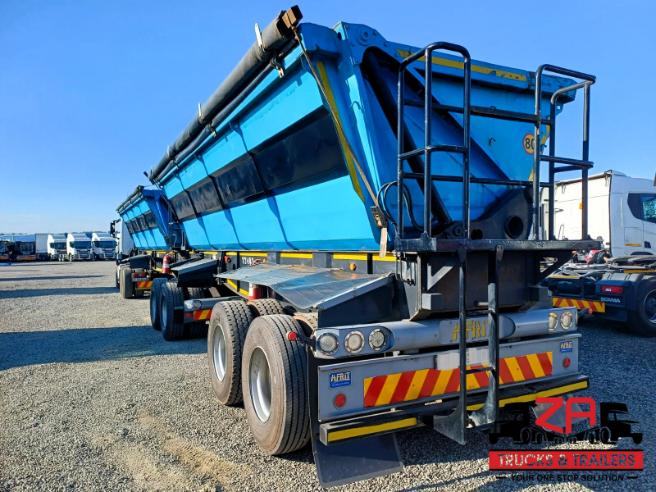 2018 AFRIT 40 CUBE SIDE TIPPER TRAILER
