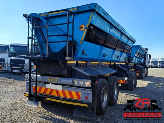 2018 AFRIT 40 CUBE SIDE TIPPER TRAILER