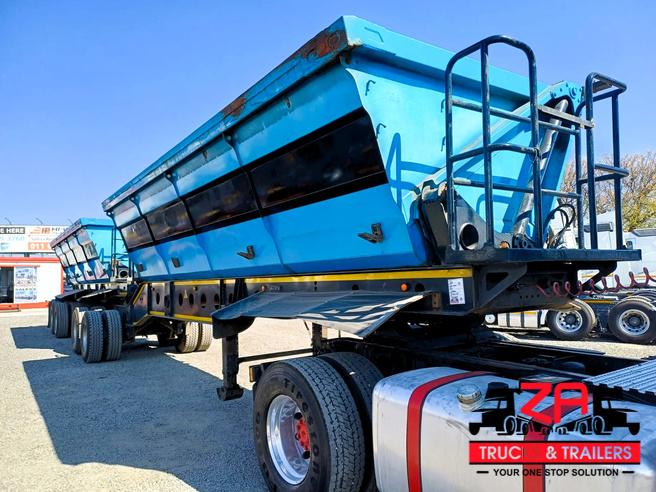 2018 AFRIT 40 CUBE SIDE TIPPER TRAILER
