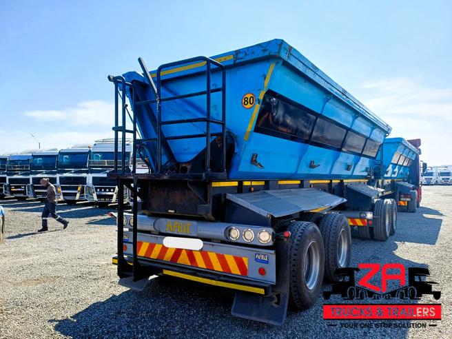 2018 AFRIT 40 CUBE SIDE TIPPER TRAILER