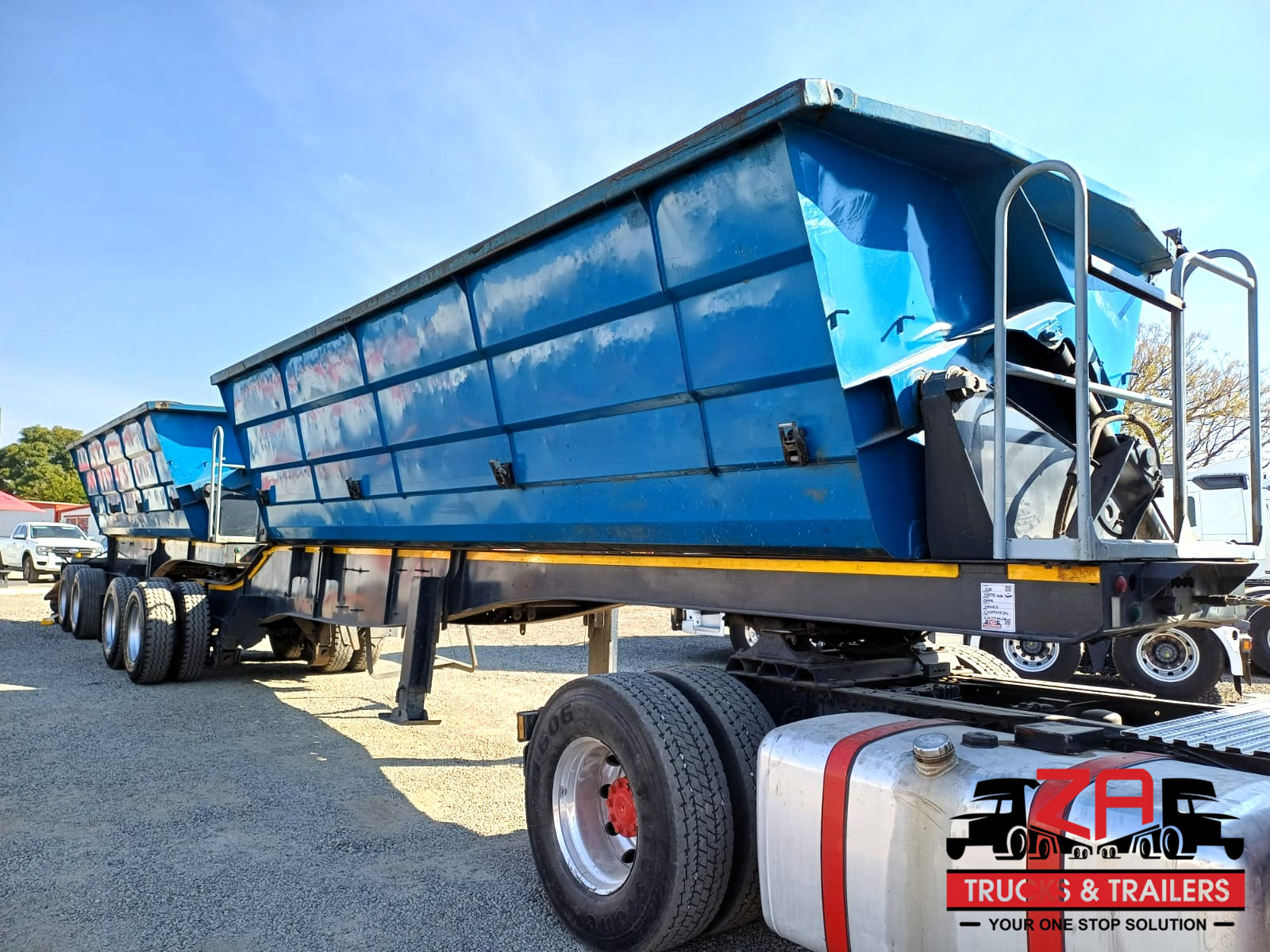 2018 SA TRUCK BODIES 40 CUBE SIDE TIPPER TRAILER