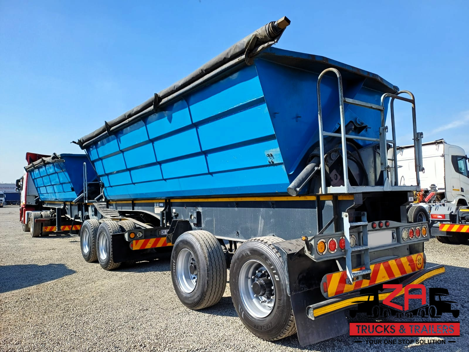 2018 SA TRUCK BODIES 40 CUBE SIDE TIPPER TRAILER