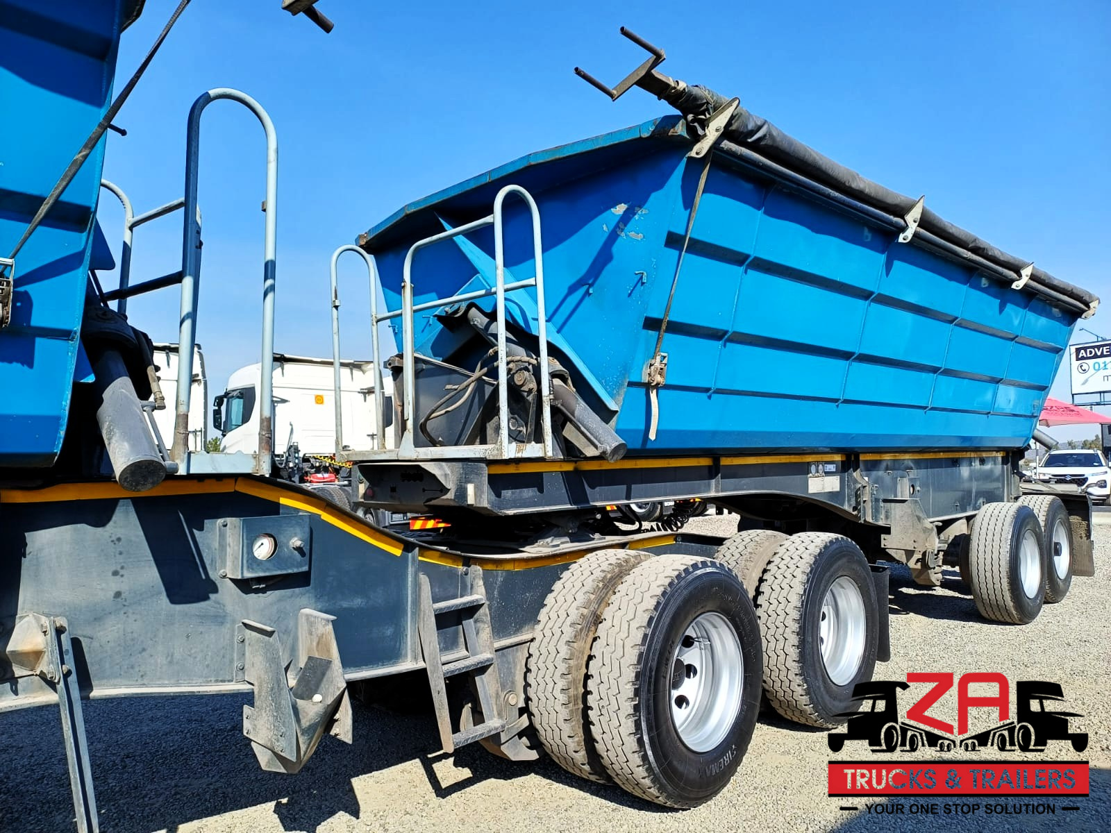 2018 SA TRUCK BODIES 40 CUBE SIDE TIPPER TRAILER